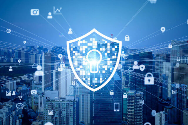 厳重なセキュリティ